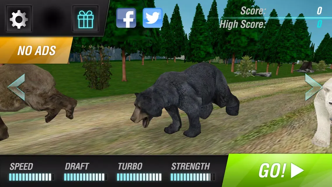 Bear Simulator 2016 . Wild Bears Simulation Games For Kids Free 스크린샷