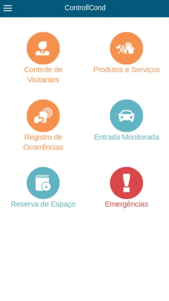 Ảnh chụp màn hình của ControllCond Morador