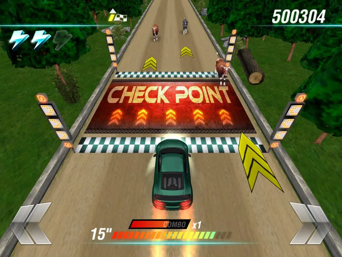 Скриншоты Cows & Cars | Extreme Funny Car Driving Game For Free iPad 