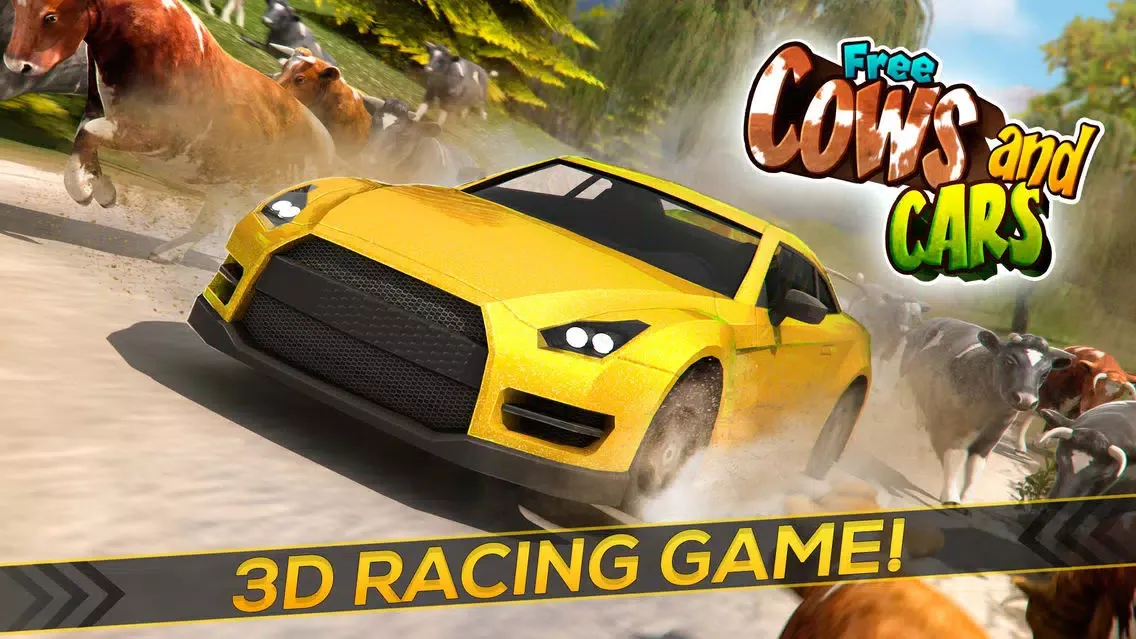 Скриншоты Cows & Cars | Extreme Funny Car Driving Game For Free