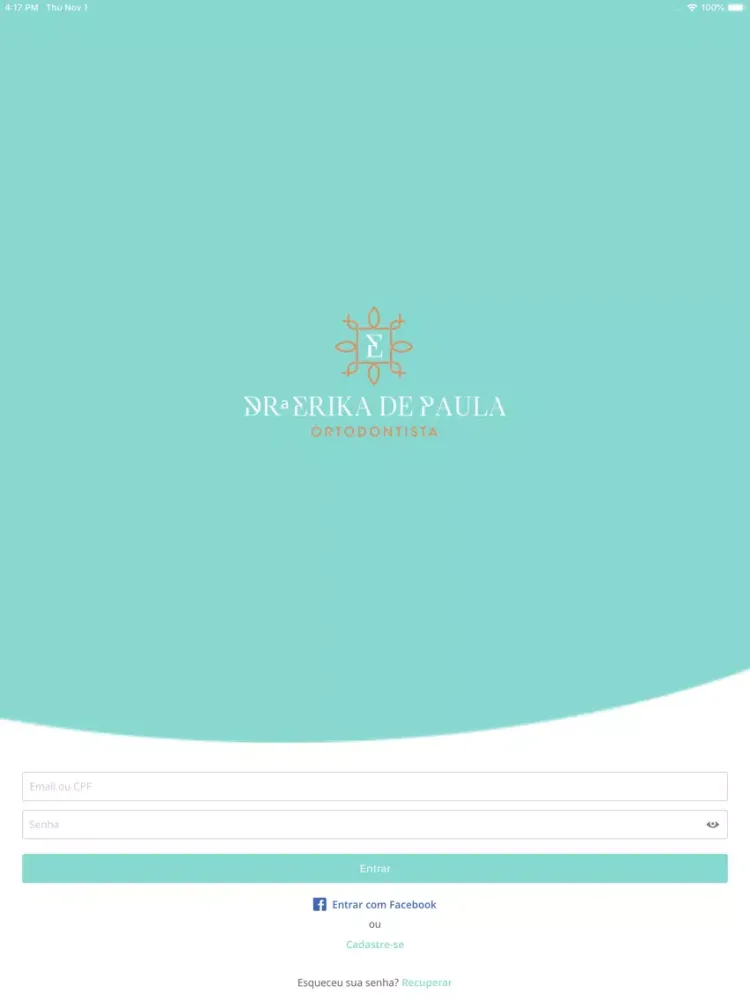 Dra. Erika de Paula iPad  스크린샷