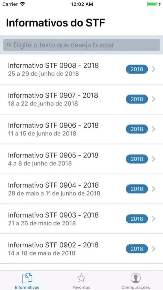 صور Informativos do STF | Supremo