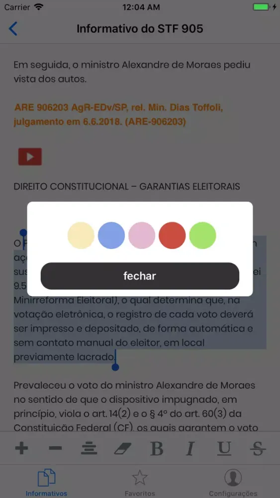 صور Informativos do STF | Supremo