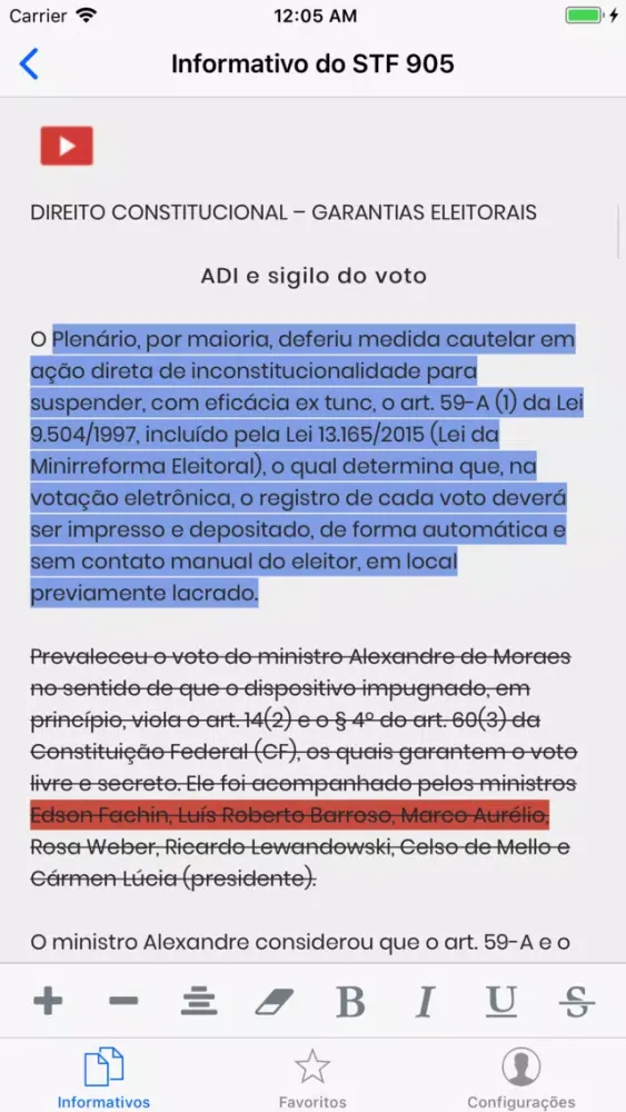 صور Informativos do STF | Supremo