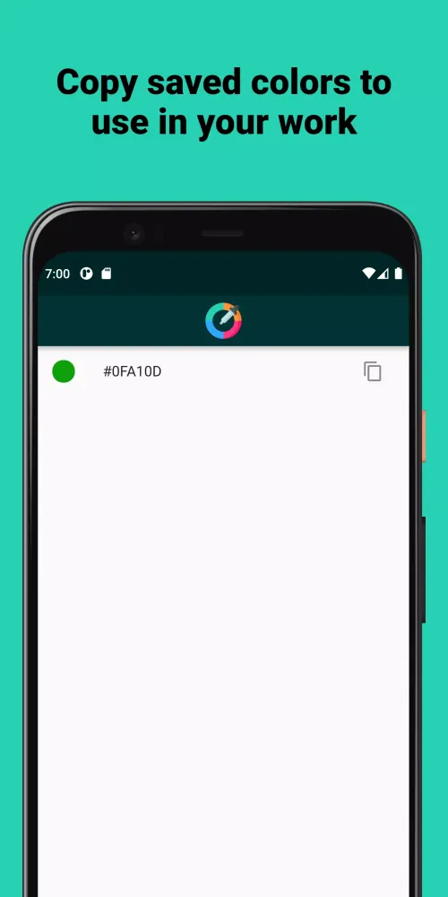 Tangkapan skrin Color Picker - Cores HEX