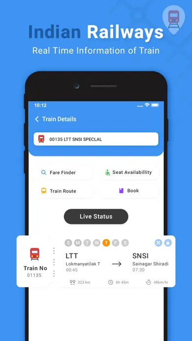 Indian Railways - PNR Status應用截圖