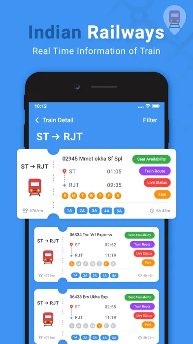 Indian Railways - PNR Status應用截圖