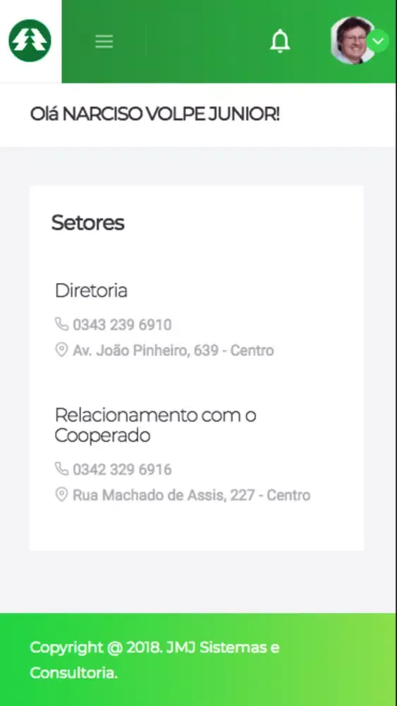 Cooperado Unimed Uberlândia スクリーンショット