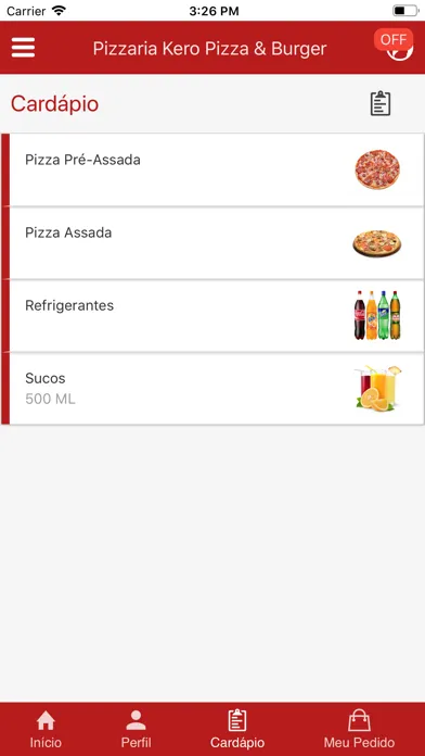 Capturas de pantalla de Kero Pizza Ilhéus
