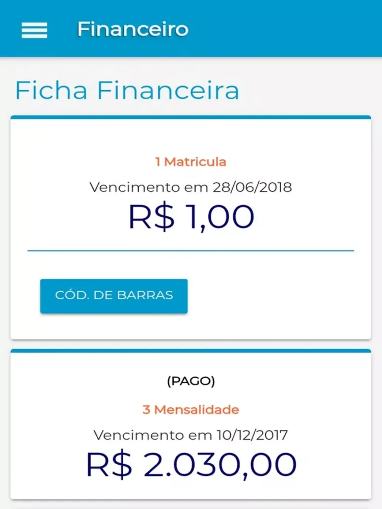 Captures d'écran de Minha Escola App iPad 