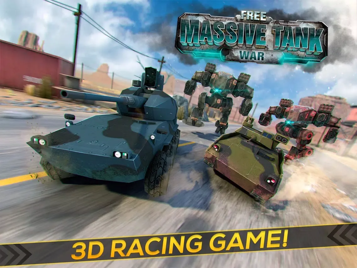 Скриншоты Massive Tank War | Robot World Domination Game iPad 
