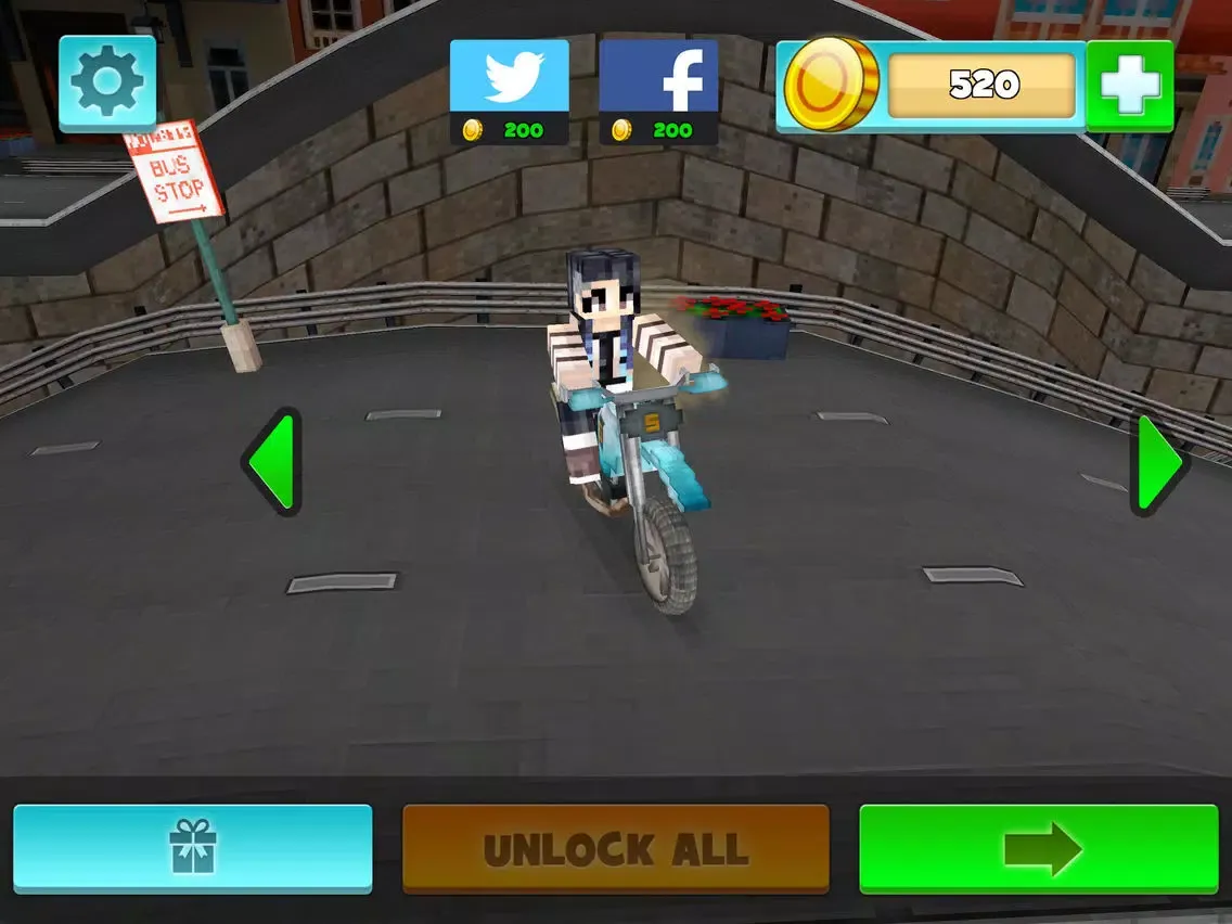 Скриншоты Motorbike Drive iPad 
