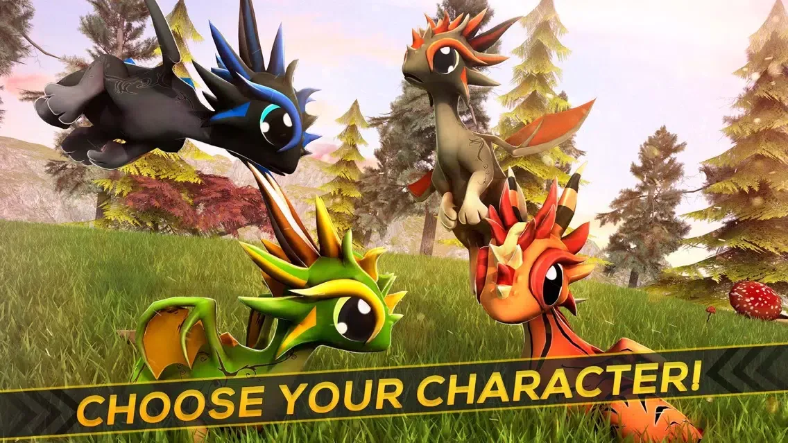 Tangkapan layar My Baby Pet Dragon: The Little Run vs Puppies