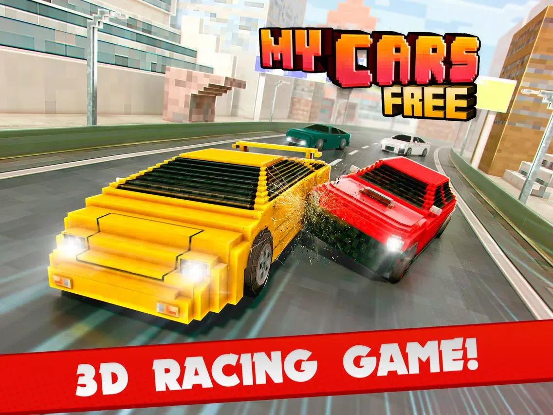 Скриншоты My Cars . Best Car Racing Simulator Game With Blocky Skins For Free iPad 