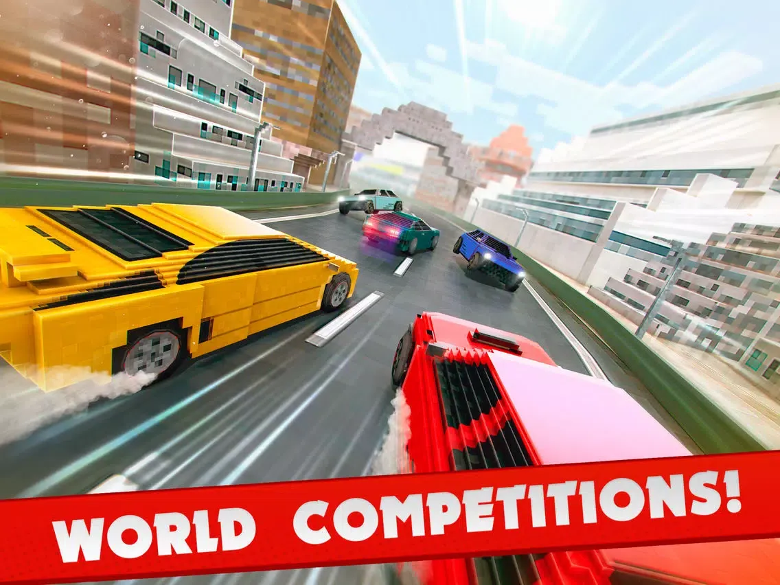 Скриншоты My Cars . Best Car Racing Simulator Game With Blocky Skins For Free iPad 