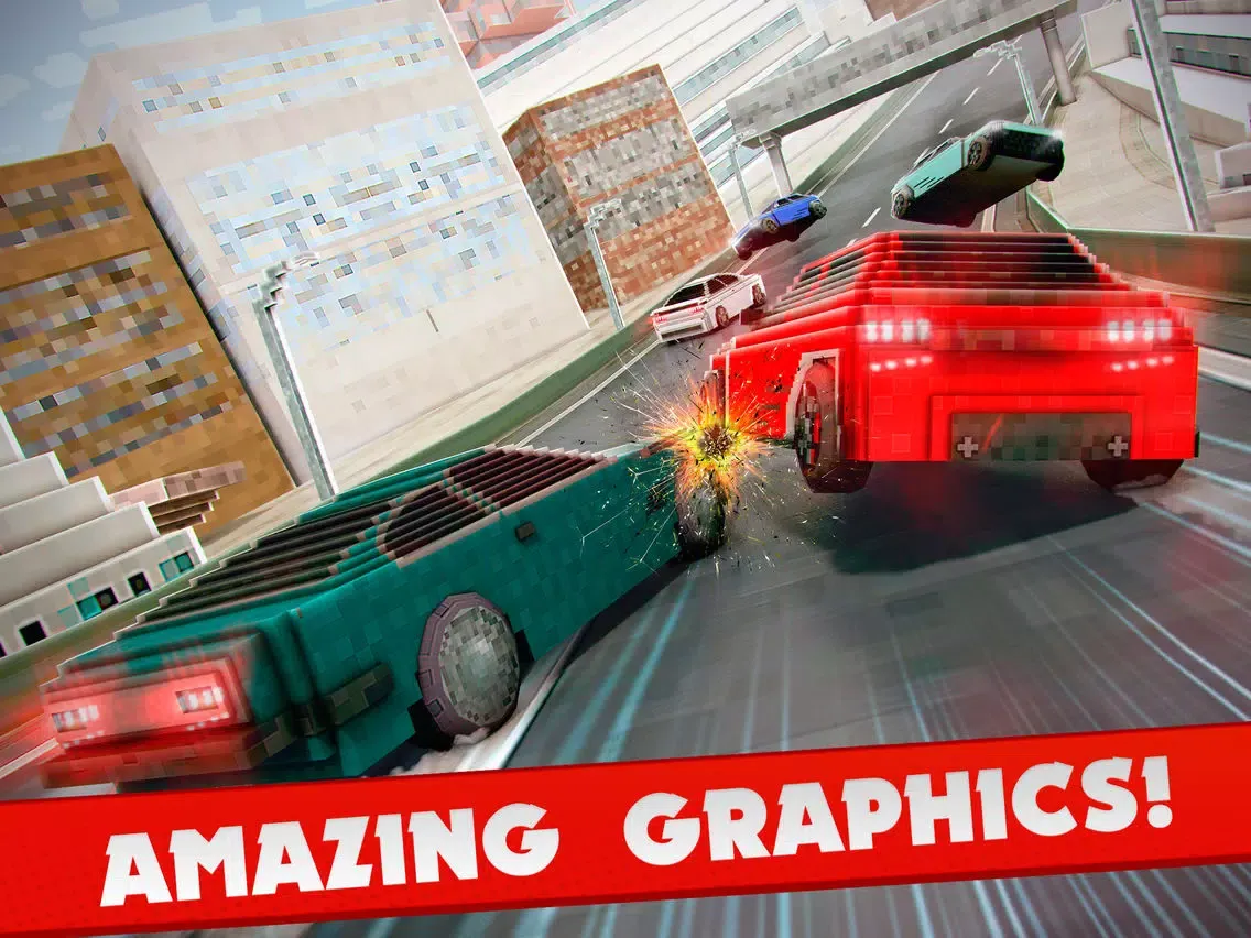 Скриншоты My Cars . Best Car Racing Simulator Game With Blocky Skins For Free iPad 