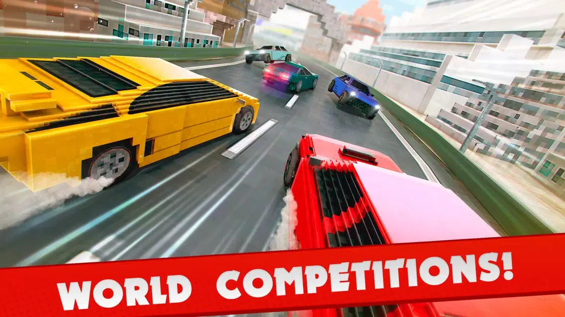 Скриншоты My Cars . Best Car Racing Simulator Game With Blocky Skins For Free
