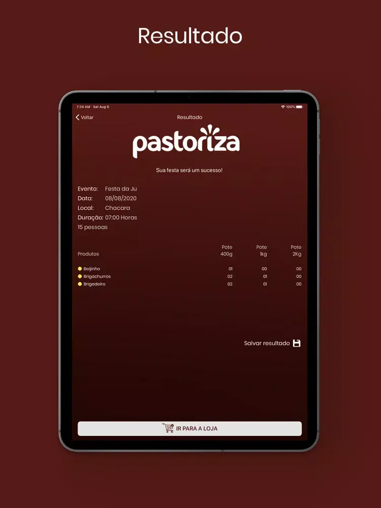 Capturas de pantalla de Pastoriza iPad 
