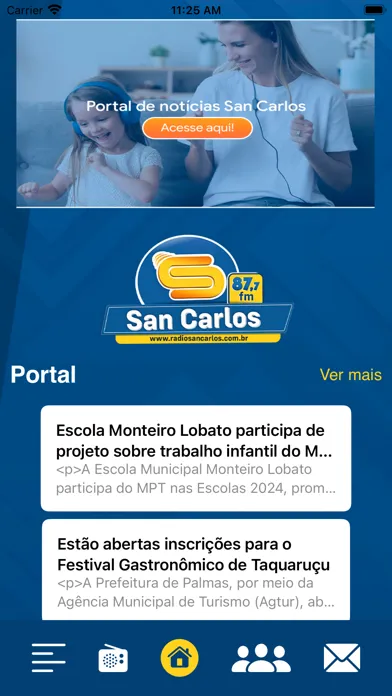 Скриншоты Rádio San Carlos 87,7 FM