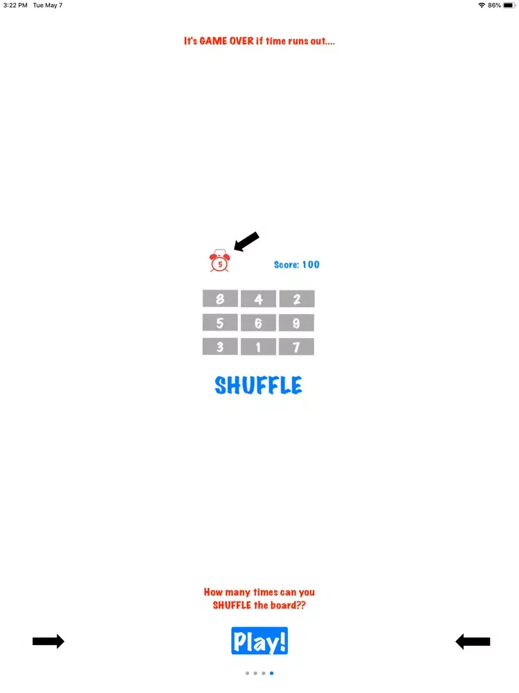 تصاویر Shuffle - The Numbers Game iPad 