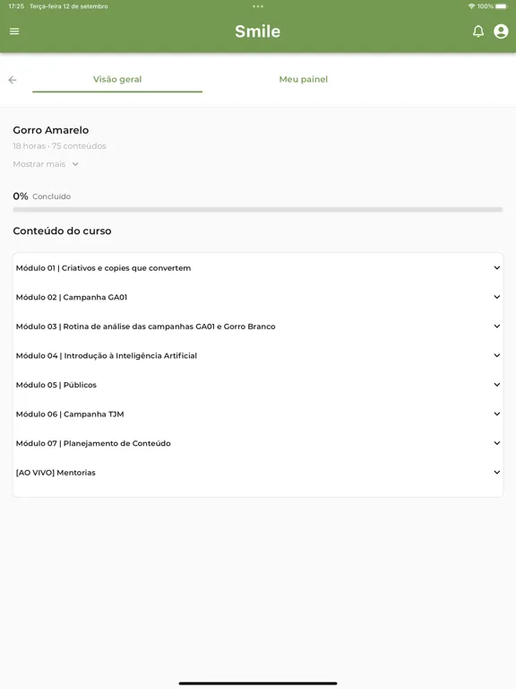 Smile University 2.0 iPad  Screenshots
