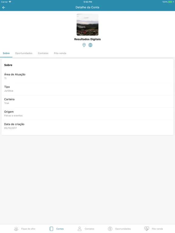 Capturas de pantalla de SMark CRM iPad 