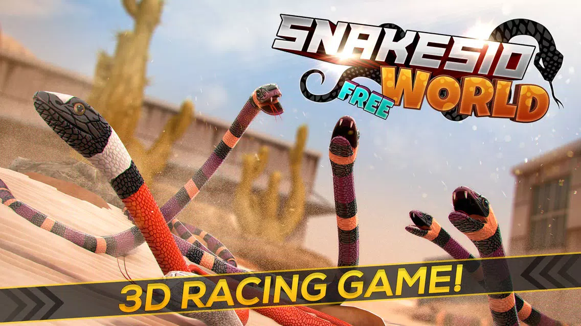 Just Snakes! Snake Dash Fun Worm Racing 스크린샷