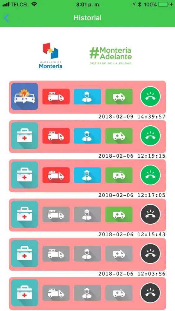 Ảnh chụp màn hình của SOS Montería