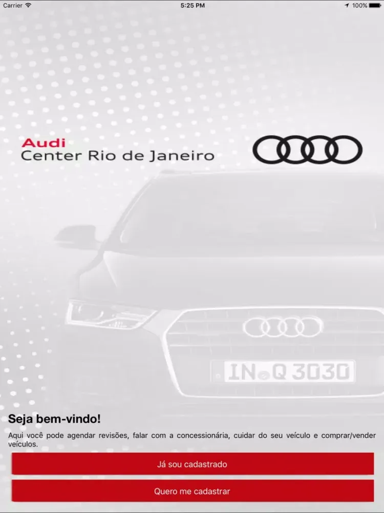 Capturas de pantalla de Audi Center RJ iPad 
