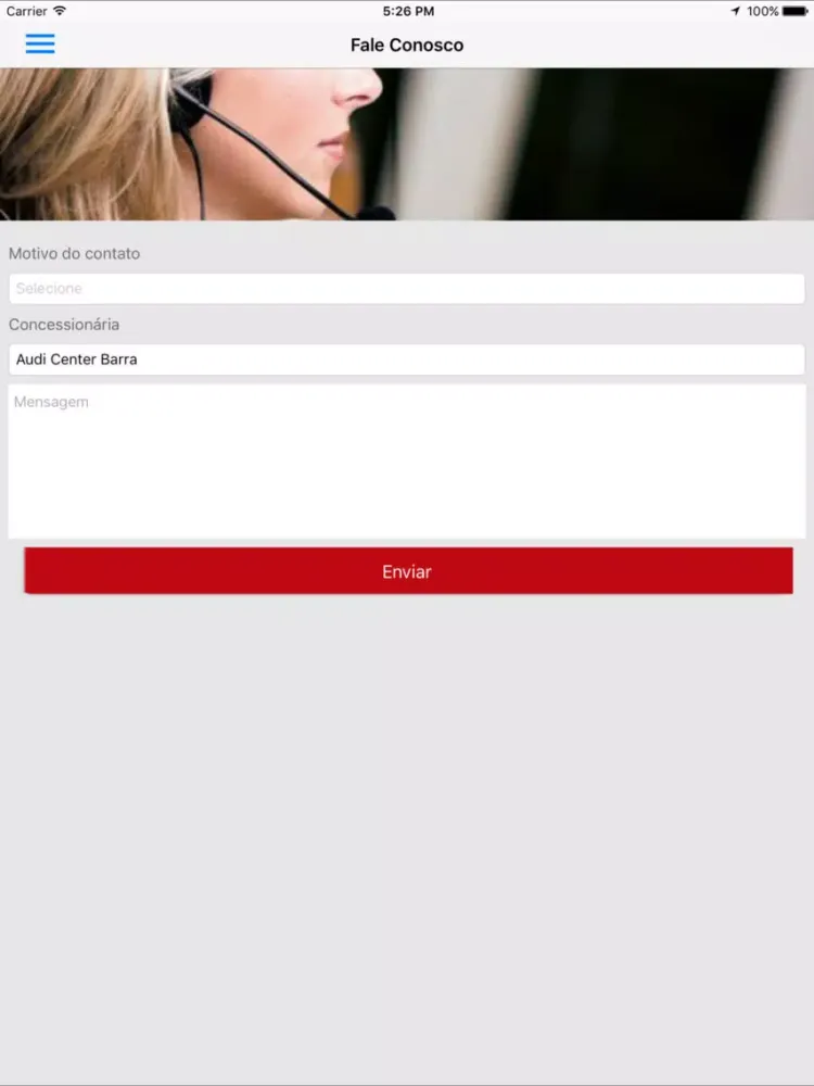Capturas de pantalla de Audi Center RJ iPad 
