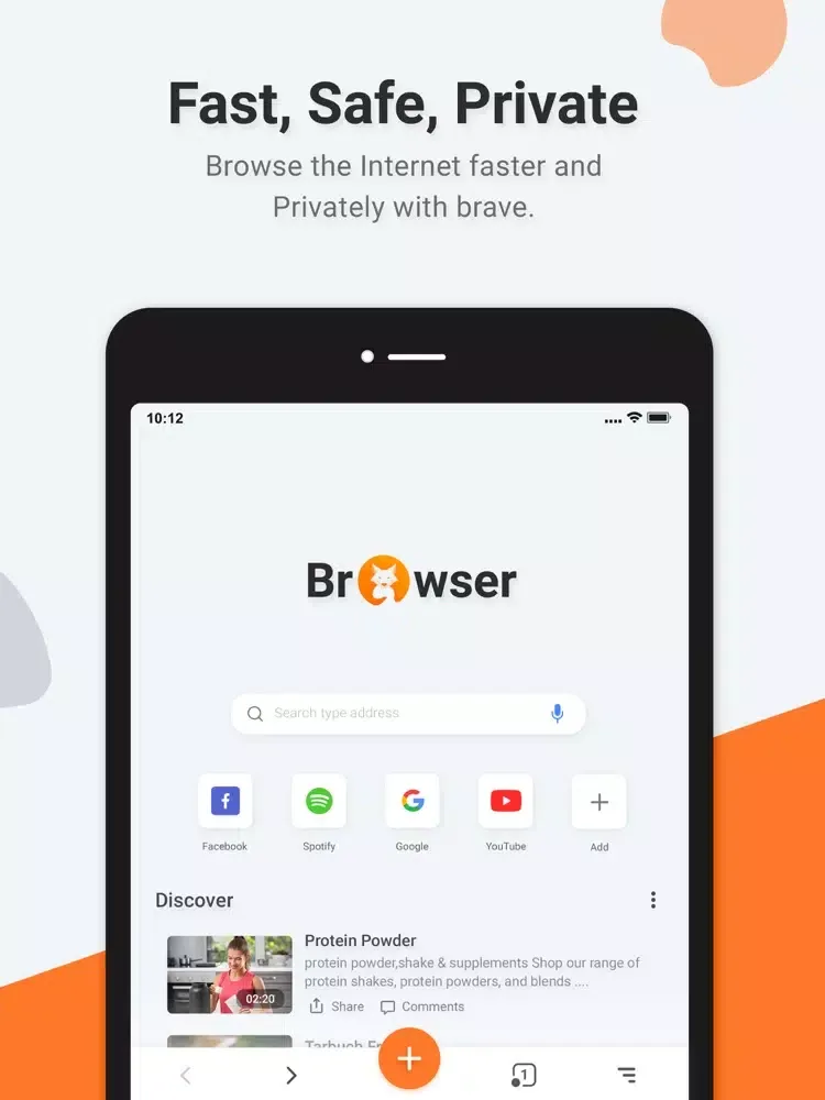Browser Pro - Private Browser iPad  Screenshots