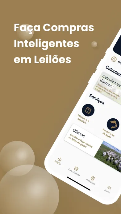 Capturas de tela do Valor Arroba