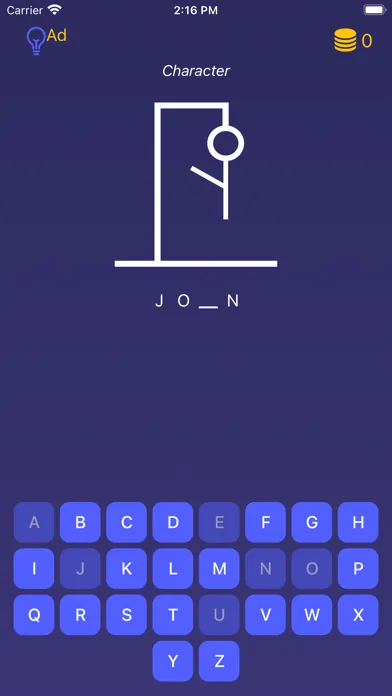 Bible hangman - Game Screenshots