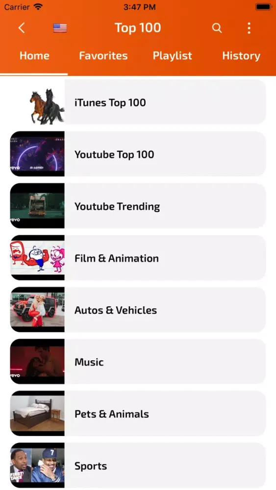 Tangkapan layar VidMaker - Lyrical video maker