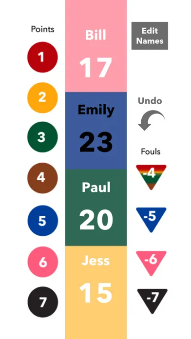 تصاویر Snooker Scoring 1-4 players