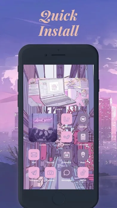 Icon Theme - Aesthetic Kit スクリーンショット