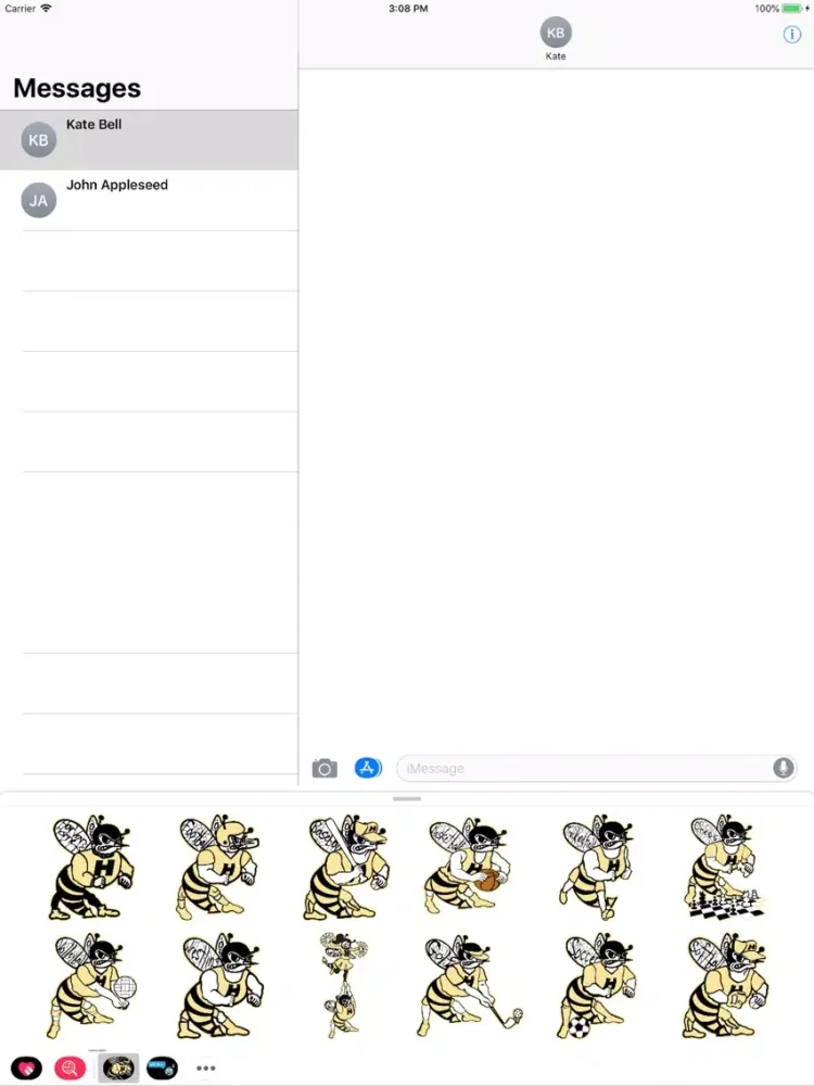 Zrzuty ekranu HH Message iPad 