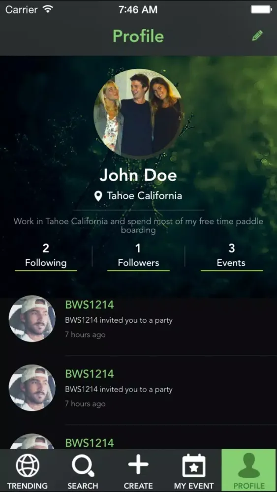Capturas de pantalla de ToGather