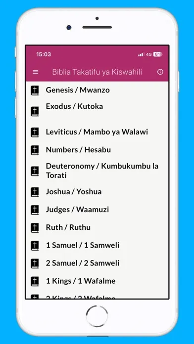 تصاویر Biblia Takatifu Swahili