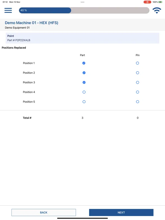 Скриншоты Bradken Inspect iPad 