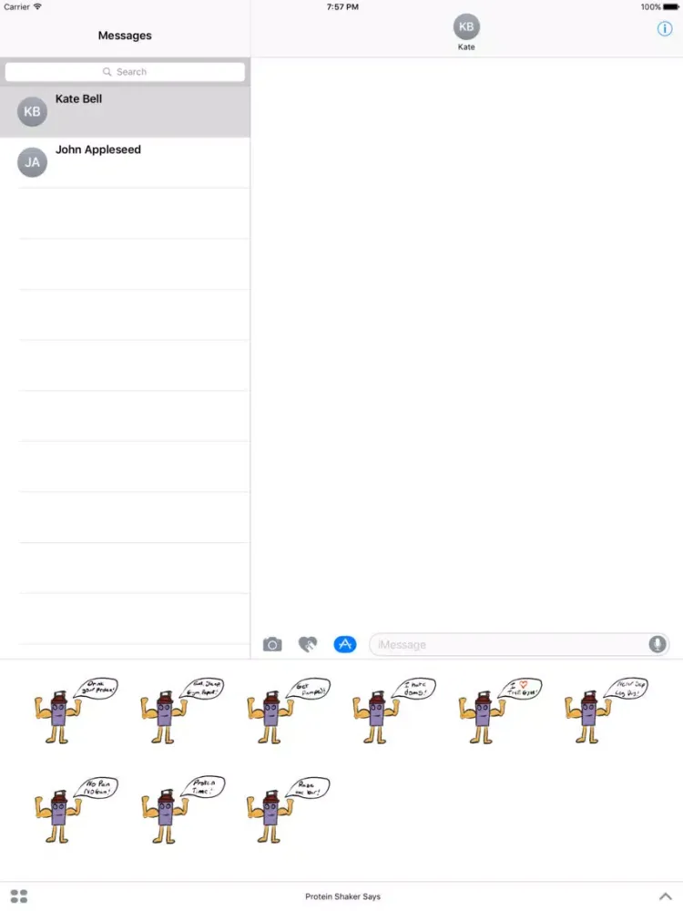 Protein Shaker Says iPad Screenshots