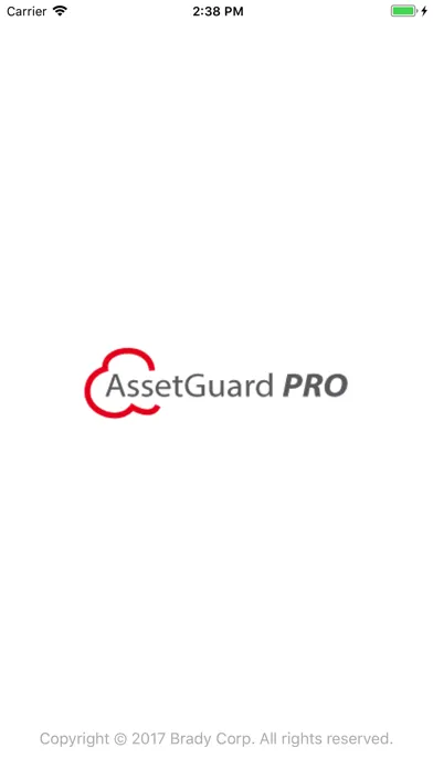 Tangkapan skrin Brady AssetGuard PRO