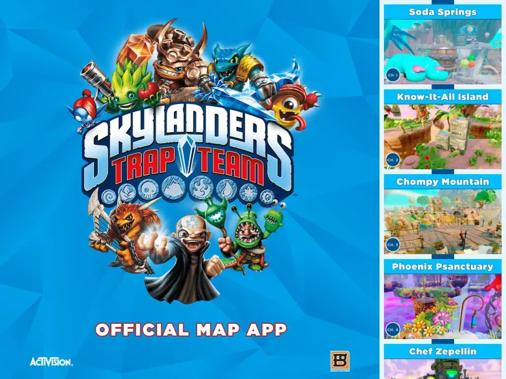 ภาพหน้าจอของ Official Strategy App for Skylanders Trap Team iPad 