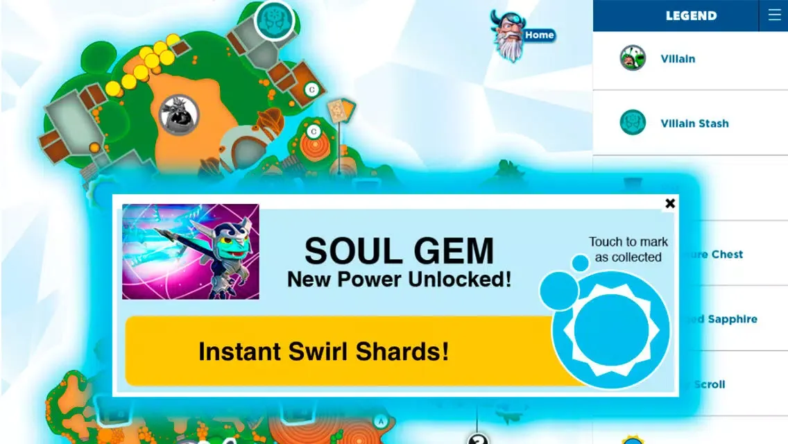 ภาพหน้าจอของ Official Strategy App for Skylanders Trap Team