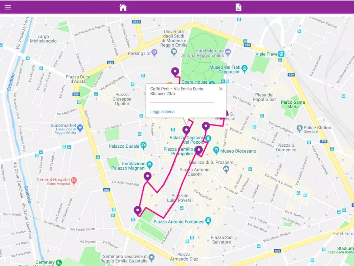 Ảnh chụp màn hình của Resistenza mAPPE Reggio-Emilia iPad 