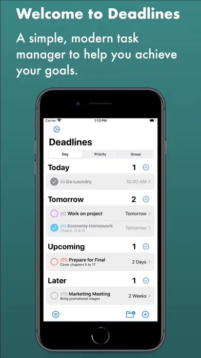 Deadlines: Priority To-do List应用截图