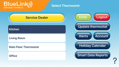 BlueLink Service Connect 스크린샷