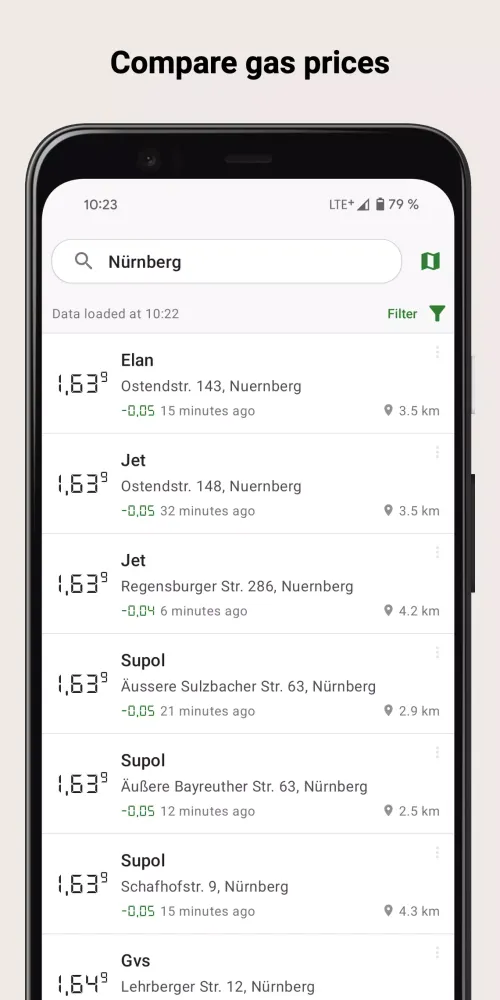 Capturas de pantalla de Gas Prices (Germany)