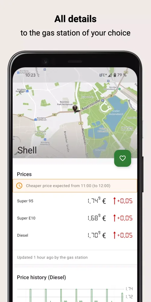 Capturas de pantalla de Gas Prices (Germany)
