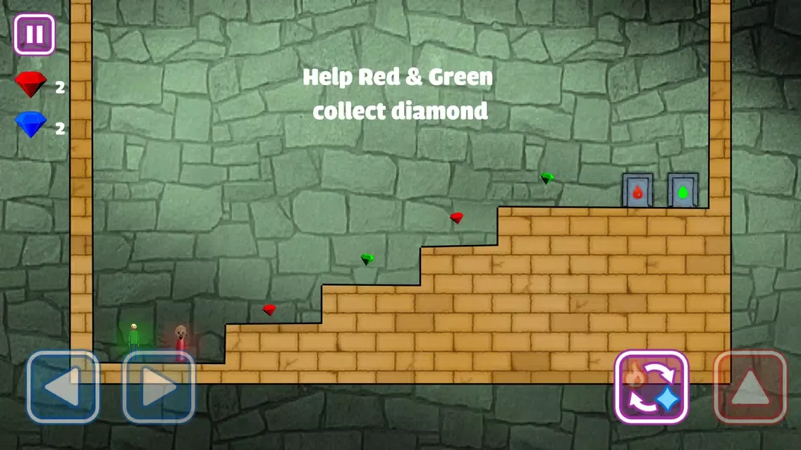 Tangkapan skrin Green Baldi and Red Granny